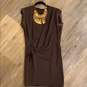 Allsaints grayish brownish mid size dress